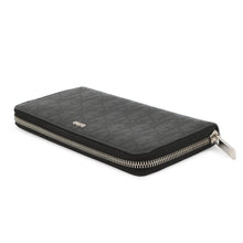 Load image into Gallery viewer, Dior Oblique Galaxy Leather Round Zip Wallet Black2ESBC252VPD Leather

