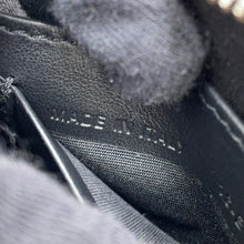 将图像加载到图库查看器中，Dior Oblique Jacquard Zip Pouch Shoulder Bag Black2OBBC119YSE Canvas Leather
