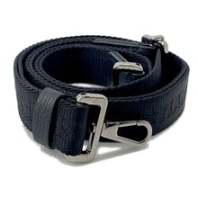 将图像加载到图库查看器中，Dior Oblique Jacquard Zip Pouch Shoulder Bag Black2OBBC119YSE Canvas Leather
