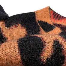 Load image into Gallery viewer, CHANEL Leopard knit sweater Size 36 Brown/Black/PinkP75361 Cashmere43% Mohair 32% Polyamide19% Wool 6%

