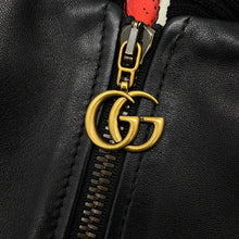 将图像加载到图库查看器中，GUCCI Blouson Size 36 Black659238 Exterior Lambskin、Lining Silk100%
