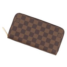 Load image into Gallery viewer, LOUIS VUITTON Zippy Wallet Rose BallerineN60046 Damier Ebene Canvas
