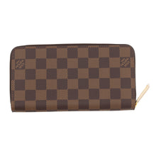 Load image into Gallery viewer, LOUIS VUITTON Zippy Wallet Rose BallerineN60046 Damier Ebene Canvas
