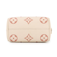 将图像加载到图库查看器中，LOUIS VUITTON Speedy Bandouliere Crème/Rose TrianoneM46397 Monogram Empreinte Leather Size 20
