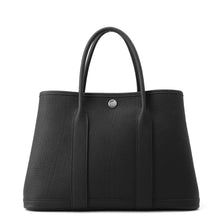 将图像加载到图库查看器中，HERMES Garden Party Black Negonda Leather Size TPM
