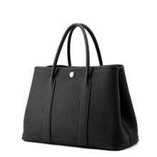 将图像加载到图库查看器中，HERMES Garden Party Black Negonda Leather Size TPM
