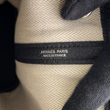 将图像加载到图库查看器中，HERMES Garden Party Black Negonda Leather Size TPM
