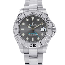 将图像加载到图库查看器中，ROLEX Yacht-Master 37 W37mm Stainless Steel PT950 Slate Dial268622
