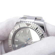 将图像加载到图库查看器中，ROLEX Yacht-Master 37 W37mm Stainless Steel PT950 Slate Dial268622
