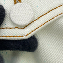 将图像加载到图库查看器中，LOUIS VUITTON Spray Denim Jacket Size 48 Blue/WhiteRM231M U14 HOA10W Cotton100%
