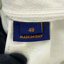 将图像加载到图库查看器中，LOUIS VUITTON Spray Denim Jacket Size 48 Blue/WhiteRM231M U14 HOA10W Cotton100%
