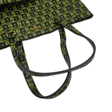 Load image into Gallery viewer, MIUMIU Madras Print Tote Bag Green5BG004 PVC
