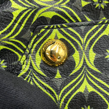 Load image into Gallery viewer, MIUMIU Madras Print Tote Bag Green5BG004 PVC
