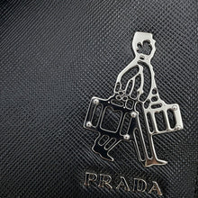 Load image into Gallery viewer, PRADA Porter collaboration wallet Black2M1341 Leather
