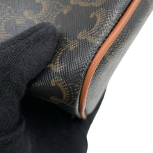 Load image into Gallery viewer, CELINE Triomphe Travel Bag Tan113772 PVC Leather Size Small
