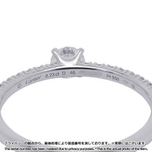 Load image into Gallery viewer, CARTIER Etincelle De Cartier solitaire ring Size 46/#6CRN4744346/N4744300 Pt950
