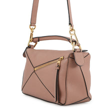 将图像加载到图库查看器中，LOEWE Puzzle Bag Dark BlushA510S21X67 Leather Size Small
