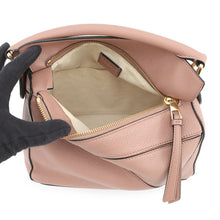 将图像加载到图库查看器中，LOEWE Puzzle Bag Dark BlushA510S21X67 Leather Size Small
