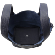 将图像加载到图库查看器中，HERMES Picotin Lock Blue Nuit Taurillon Clemence Size PM
