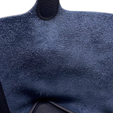 将图像加载到图库查看器中，HERMES Picotin Lock Blue Nuit Taurillon Clemence Size PM
