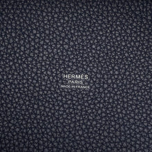 将图像加载到图库查看器中，HERMES Picotin Lock Blue Nuit Taurillon Clemence Size PM
