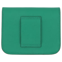 Load image into Gallery viewer, HERMES Constance Slim Verso Vert Vertigo/Blue Zanzibar Evercolor
