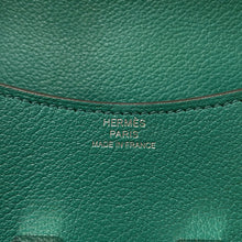 Load image into Gallery viewer, HERMES Constance Slim Verso Vert Vertigo/Blue Zanzibar Evercolor

