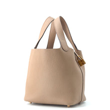 将图像加载到图库查看器中，HERMES Picotin Padlock Beige Marfa Taurillon Clemence Size PM
