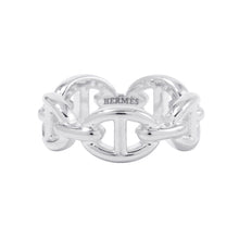 将图像加载到图库查看器中，HERMES Chaine d'Ancre Anchene Ring Size PM/49/#9 SV925
