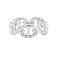 将图像加载到图库查看器中，HERMES Chaine d'Ancre Anchene Ring Size PM/49/#9 SV925
