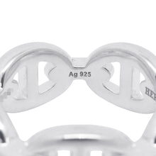 将图像加载到图库查看器中，HERMES Chaine d'Ancre Anchene Ring Size PM/49/#9 SV925
