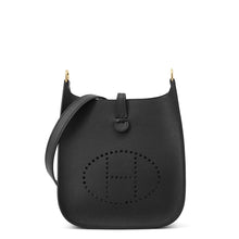Load image into Gallery viewer, HERMES Evelyne Sellier Black Epsom Size TPM
