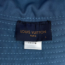 Load image into Gallery viewer, LOUIS VUITTON Reversible Shapka Skater Color Blocks Size L BlueM77592 Cotton60% Polyester40%
