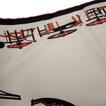 Load image into Gallery viewer, HERMES Carre COMPLICATION EQUESTRE Size 90 Claim/Orange/Black Silk100%
