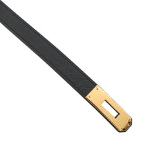 Load image into Gallery viewer, HERMES Kelly Belt Black Epsom
