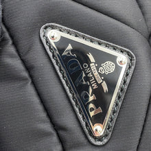 将图像加载到图库查看器中，PRADA Padded 2way Tote Bag Black1BG373 Nylon Size Small
