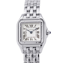 将图像加载到图库查看器中，CARTIER PANTHERE de Cartier SM H30mm×W23mm Stainless Steel Silver DialWSPN0013
