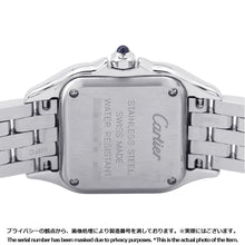 将图像加载到图库查看器中，CARTIER PANTHERE de Cartier SM H30mm×W23mm Stainless Steel Silver DialWSPN0013
