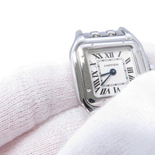 将图像加载到图库查看器中，CARTIER PANTHERE de Cartier SM H30mm×W23mm Stainless Steel Silver DialWSPN0013
