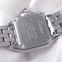 将图像加载到图库查看器中，CARTIER PANTHERE de Cartier SM H30mm×W23mm Stainless Steel Silver DialWSPN0013
