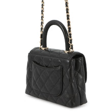 将图像加载到图库查看器中，CHANEL Coco Handle 2wayChainShoulder BlackAP4244 Caviar Leather Size Mini mini
