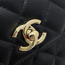 将图像加载到图库查看器中，CHANEL Coco Handle 2wayChainShoulder BlackAP4244 Caviar Leather Size Mini mini
