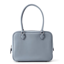 将图像加载到图库查看器中，HERMES Plume Blue Lin Swift Leather Size Mini
