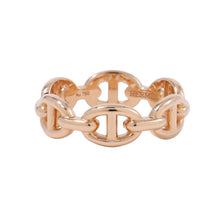 将图像加载到图库查看器中，HERMES Chaine d'Ancre Anchene Ring Size PM/50/#10 18K Pink Gold

