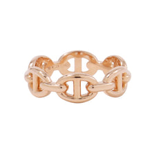 将图像加载到图库查看器中，HERMES Chaine d'Ancre Anchene Ring Size PM/50/#10 18K Pink Gold
