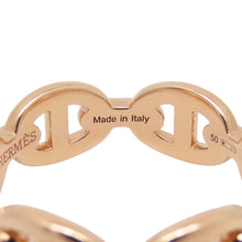 将图像加载到图库查看器中，HERMES Chaine d'Ancre Anchene Ring Size PM/50/#10 18K Pink Gold
