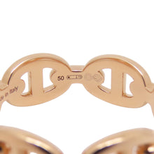 将图像加载到图库查看器中，HERMES Chaine d'Ancre Anchene Ring Size PM/50/#10 18K Pink Gold
