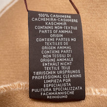 Load image into Gallery viewer, HERMES Scarf Mall Camel/Ivoire Cashmere100%
