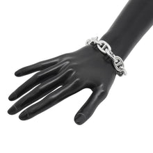 将图像加载到图库查看器中，HERMES Chaine d'Ancre Bracelet 11 frames Size TGM SV925

