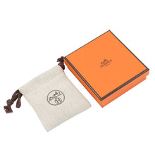 将图像加载到图库查看器中，HERMES Pop Ash Earrings Size Mini White Lacquer Gold Plated
